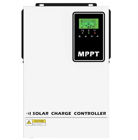 What does the solar charge controller do?