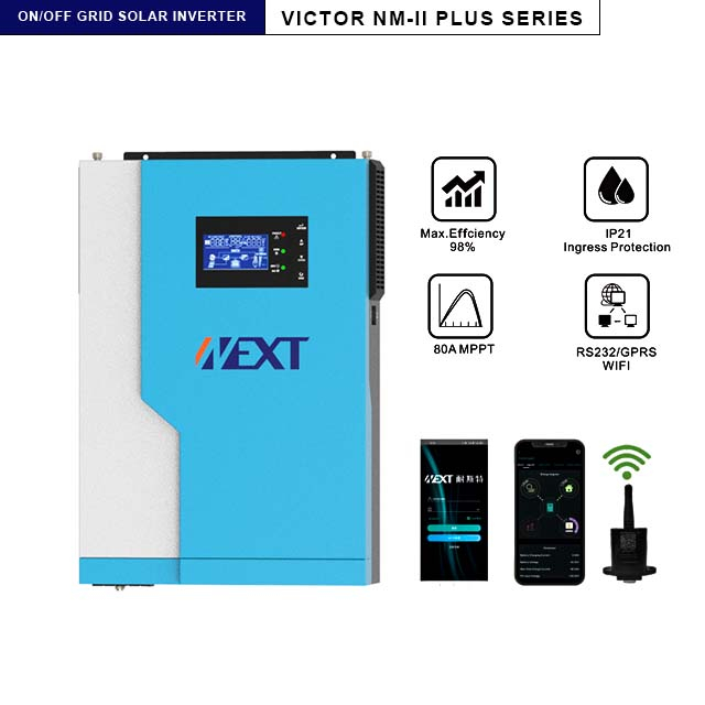 NEXTPOWER NM-II Plus 5.5kw 100A MPPT With and Without Off-grid Solar Inverter for Home Solar Inverter 