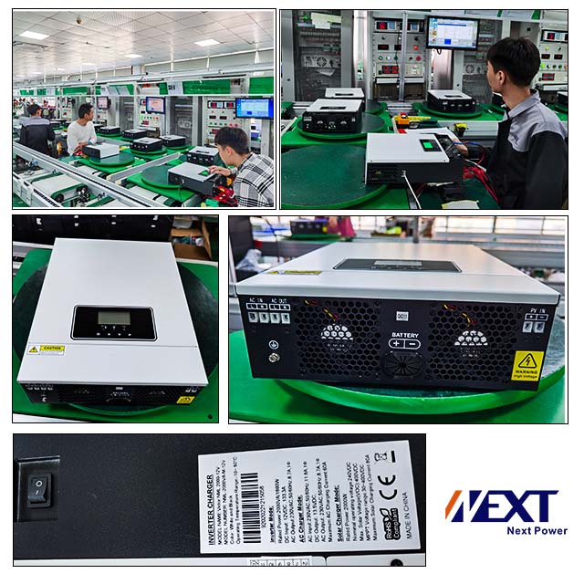 NEXT factory directly 1600W/ 12V MPPT built-in 80A solar charge pure sine wave off grid solar inverter