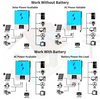 NEXT 6.2KW 48V Hybrid On/ Off Grid Solar All In One Inverter Solar Energy Systems Pure Sine Wave Inverters 120A MPPT Built In